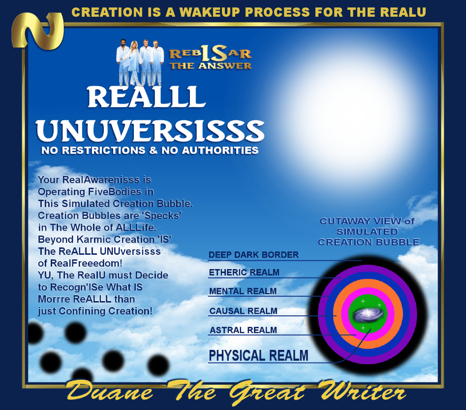 ‘DREAMS’ with REBISAR&DUNUEVA UNUVERSALLL SEEERS by DUANE THE GREAT WRITER*SEEER