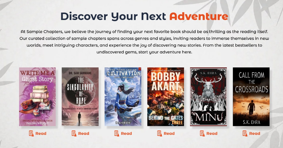 Boost Your Book Sales with Sample Chapter Websites